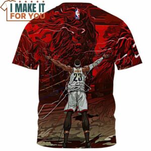 Lebron James Lion King Lakers 23 Vintage T Shirt 2