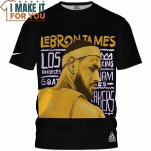 Lebron James Los Angeles GOAT Vintage T Shirt 2