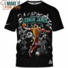 Lebron James Los Angeles Lakers Slam Dunk Vintage Shirt, Best Gift For Fan