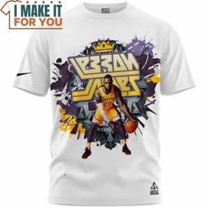 Lebron James NBA King Retro Fullprinted T Shirt 2