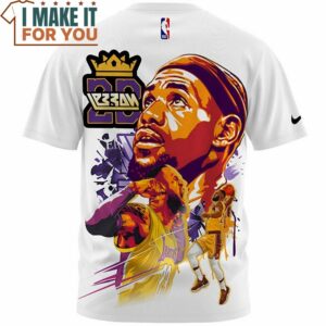 Lebron James NBA King Retro Fullprinted T Shirt 3