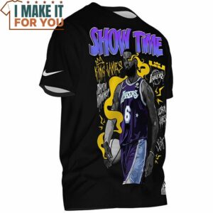 Lebron James The King Show Time Lakers Vintage T Shirt 3