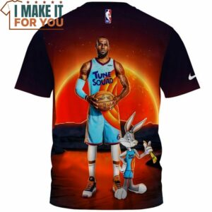 Lebron James Tunes Squad Bug Bunny Vintage T Shirt 2