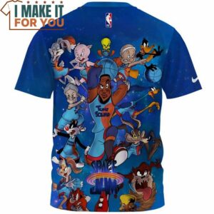 Lebron James x Space Jam Looney Tunes Squad Vintage T Shirt 2