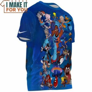 Lebron James x Space Jam Looney Tunes Squad Vintage T Shirt 3
