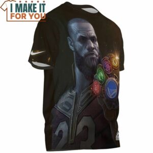 Lebron James x Thanos And Infinity Gauntlet Fullprinted T Shirt 3