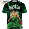 Jayson Tatum Boston Zoro One Piece Fullprinted T-Shirt