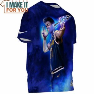 Jamal Murray Denver 27 Hunter Fullprinted T Shirt 3