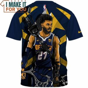 Jamal Murray Hunter Cool Art All Over Printed T Shirt 2