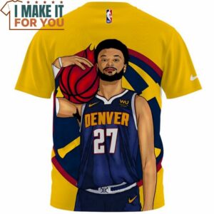 Jamal Murray NBA Denver 27 3D T Shirt 2