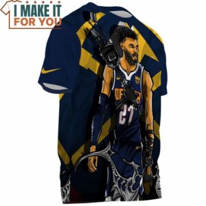 Jamal Murray Hunter Cool Art All Over Printed T Shirt 3