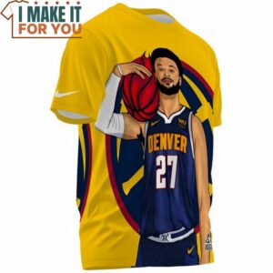 Jamal Murray NBA Denver 27 3D T Shirt 3