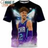 Lamelo Ball Charlotte 2 All Over Printed Vintage T-Shirt, NBA Gift Ideas