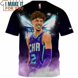 Lamelo Ball Charlotte 2 All Over Printed Vintage T Shirt 2