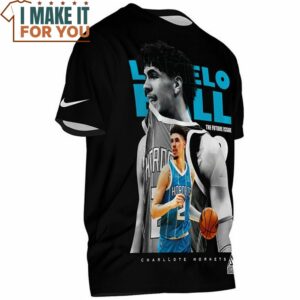 Lamelo Ball Charlotte 2 The Future Issue Vintage T Shirt 2