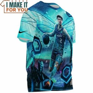 Lamelo Ball Charlotte Hornets 2 Cool Fullprinted T Shirt 3