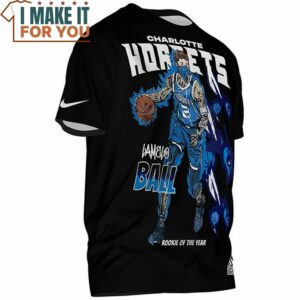 Lamelo Ball Charlotte Hornets 2 Roockie Of The Year Vintage T Shirt 2