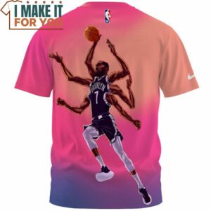 Kevin Durant Brooklyn 7 Super Jump Shot Vintage T Shirt 2