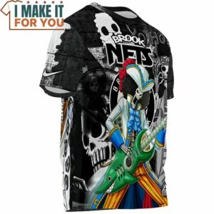 Kevin Durant Brook Nets One Piece Fullprinted T Shirt 3