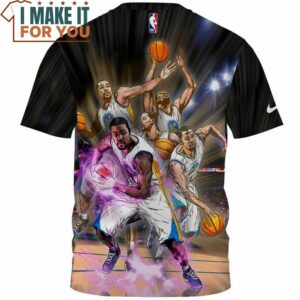 Kevin Durant Kevin Durant Golden State Time Vintage Fullprinted T Shirt 2