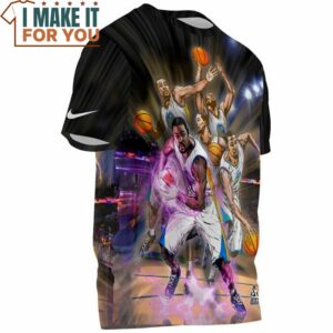 Kevin Durant Kevin Durant Golden State Time Vintage Fullprinted T Shirt 3