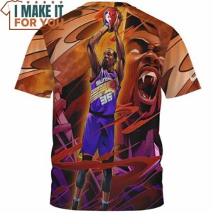 Kevin Durant Suns 35 Jump Shot Vintage T Shirt 2