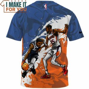 Kyrie Irving vs Kevin Durant Vintage Fullprinted T Shirt 2