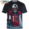 Deandre Hopkins 10 All Over Printed T-Shirt, Perfect NFL Gift for Fans