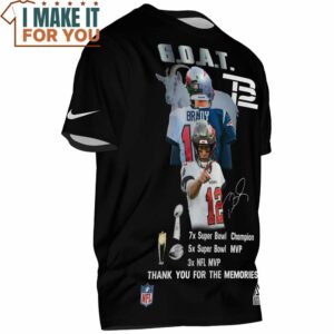 Joe Montana GOAT Signed Shirt Best NFL Gift For Fan 2