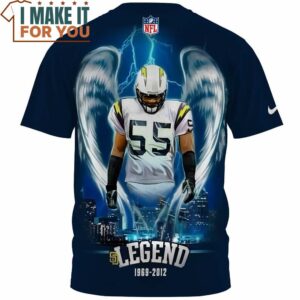 Junior Seau x San Diego Chargers Legend 1969 2012 Fullprinted Shirt Ultimate NFL Fan Gift 2