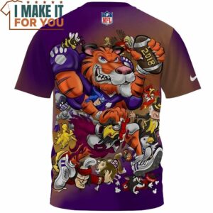 NFL Mascot Fullprinted T Shirt Vintage NFL Gift for Fans 2