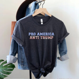 Pro America Anti Trump 2025 Flag Retro Shirt 3